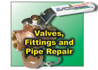 Valves, Copper Fittings, Other Fittings and Pipe Repair