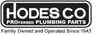 Hodes Company Wholesale Plumbing Parts and Plumbing Supply Distributer