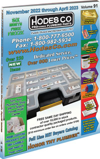 Hodes Company Wholesale Plumbing Parts and Plumbing Supply Distributor Full Line Buyers Catalog